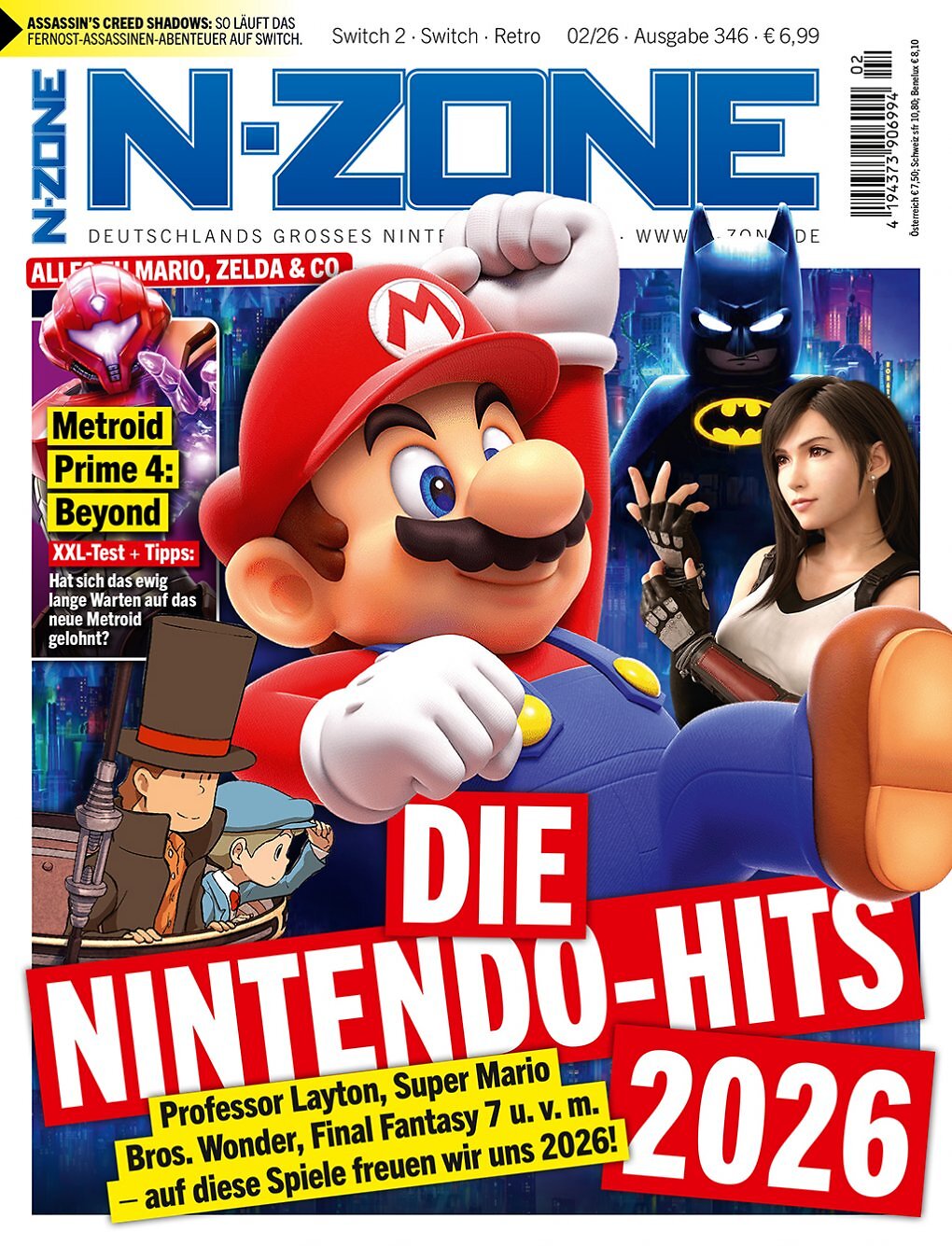 Das Cover der N-ZONE 02/26