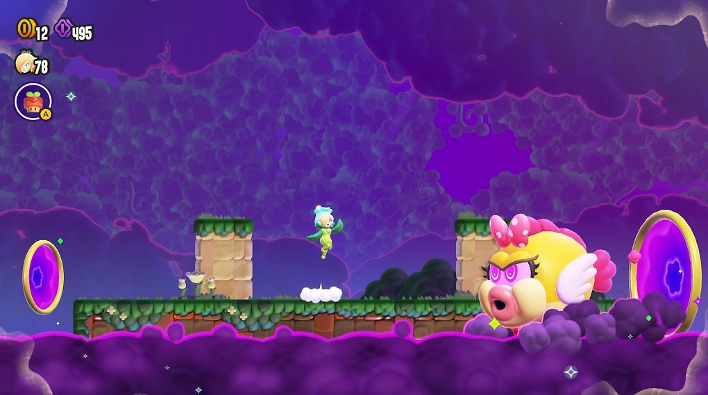 So einen Kampf gegen Wendy gab's noch nie! Die anderen Koopalinge haben ebenfalls ein neues kreatives Kampf-Design.