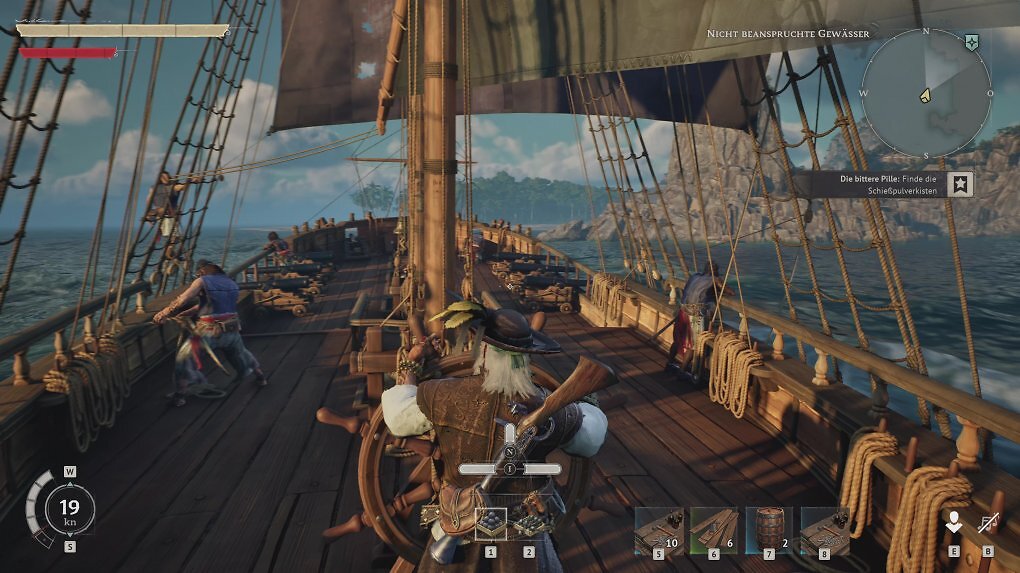 Für eine Early-Access-Version funktioniert Windrose einwandfrei. Uns sind in vielen Stunden Piraten-Action nur wenige Bugs aufgefallen.