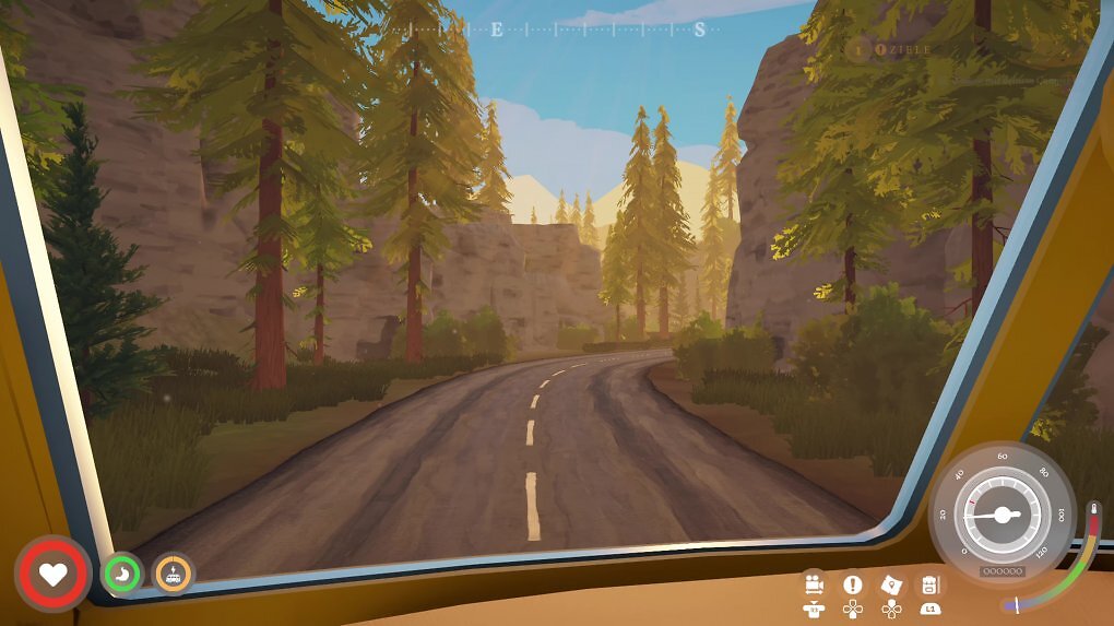 Ihr könnt den Bus in der First-Person-Ansicht, aber auch in der Third-Person-Perspektive fahren.