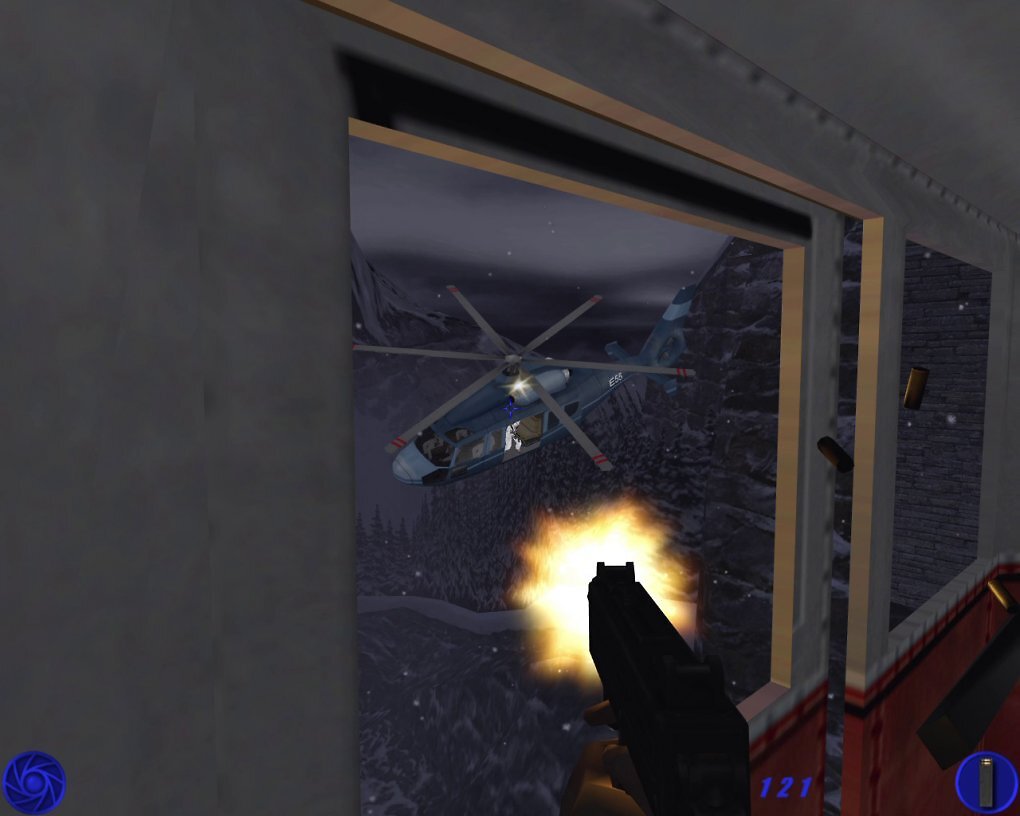 Nachts Helikopter aus der Seilbahn abschießen: Nightfire macht seinem Namen alle Ehre.