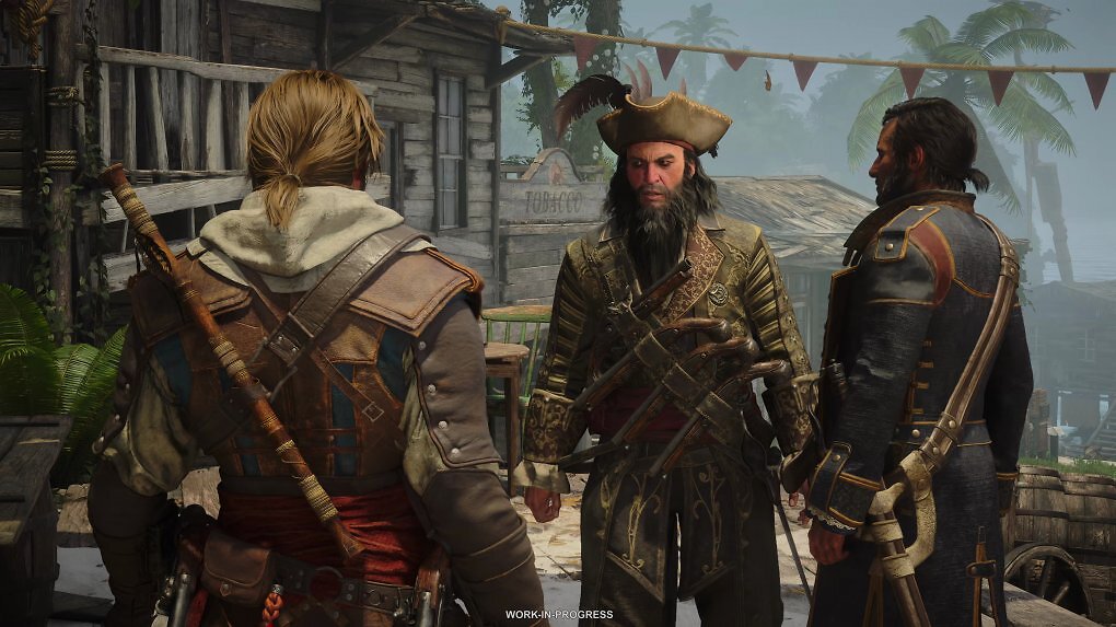 Viele Quests wurden für das Remake überarbeitet. Zusätzlich gibt es neue Inhalte rund um bekannte Charaktere wie Blackbeard (Mitte).