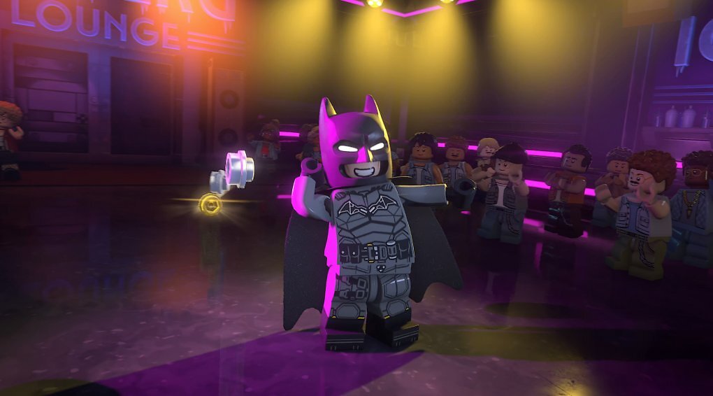 Für ein Ablenkungsmanöver schwingt Batman auch schon mal das Tanzbein.