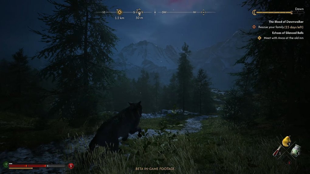 Als Wolf in der Nacht bewegt sich Coen noch schneller, ein ebenso cooles Äquivalent gibt es am Tag leider nicht.
