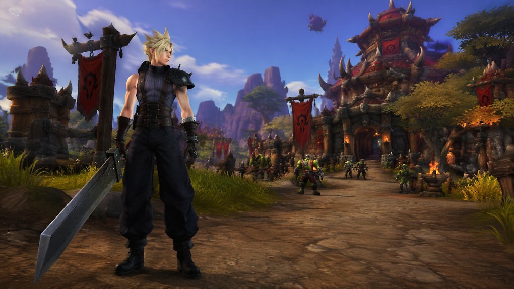 Upsi, da hat man bei Blizzard das Kleingedruckte nicht gelesen. Auf einmal erscheinen jede Menge Final-Fantasy-Inhalte in World of Warcraft und jemand versucht ganz dreist, den Spielern zu zeigen, dass es noch coolere Spiele gibt.