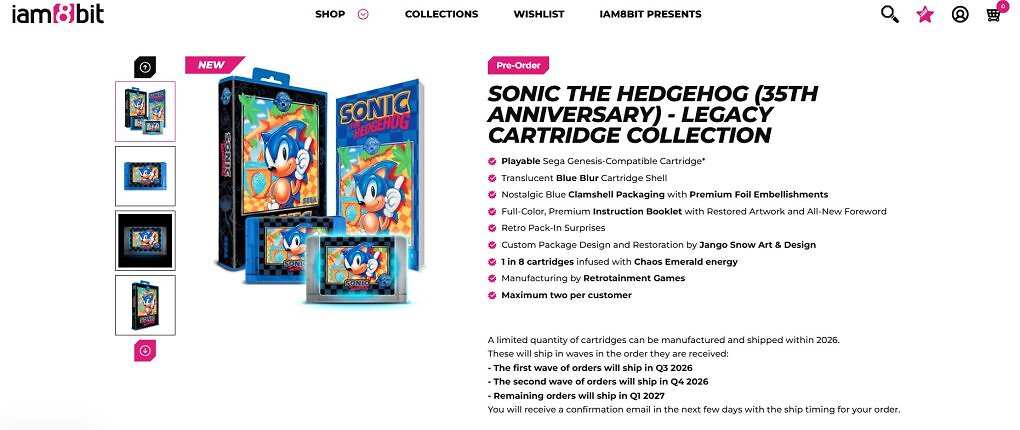So sieht die neue Legacy Cartridge Collection aus.