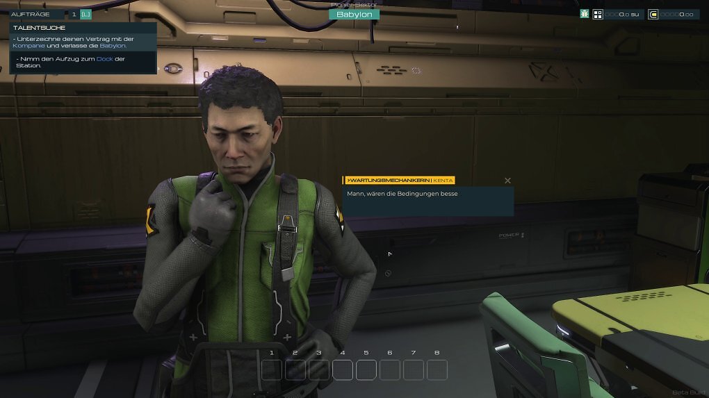 Die NPCs in SpaceCraft sind … vorsichtig ausgedrückt auf dem Stand der 2000er-Jahre.&nbsp;