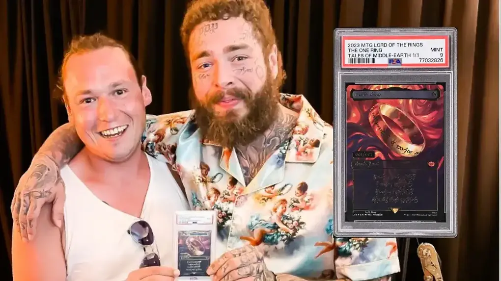 Post Malone kaufte diesem glücklichen Magic-Sammler den einzigartigen '1 of 1 Ring' für 2 Mio. Dollar ab.