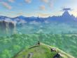 Link auf der Klippe mit Blick über das Vergessene Plateau.