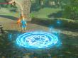 Link nutzt das Teleport-Medaillon in Zelda: Breath of the Wild.