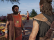 Held Alexios mit NPCs Markos in Assassin's Creed Odyssey.