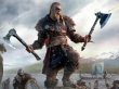 Der Recke aus Assassin's Creed Valhalla mit Doppel-Axt.