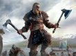 Der Recke aus Assassin's Creed Valhalla mit Doppel-Axt.
