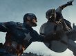Captain America und Black Panther im Kampf verwickelt