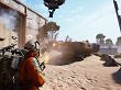 Spieler schießt auf ARC-Roboter