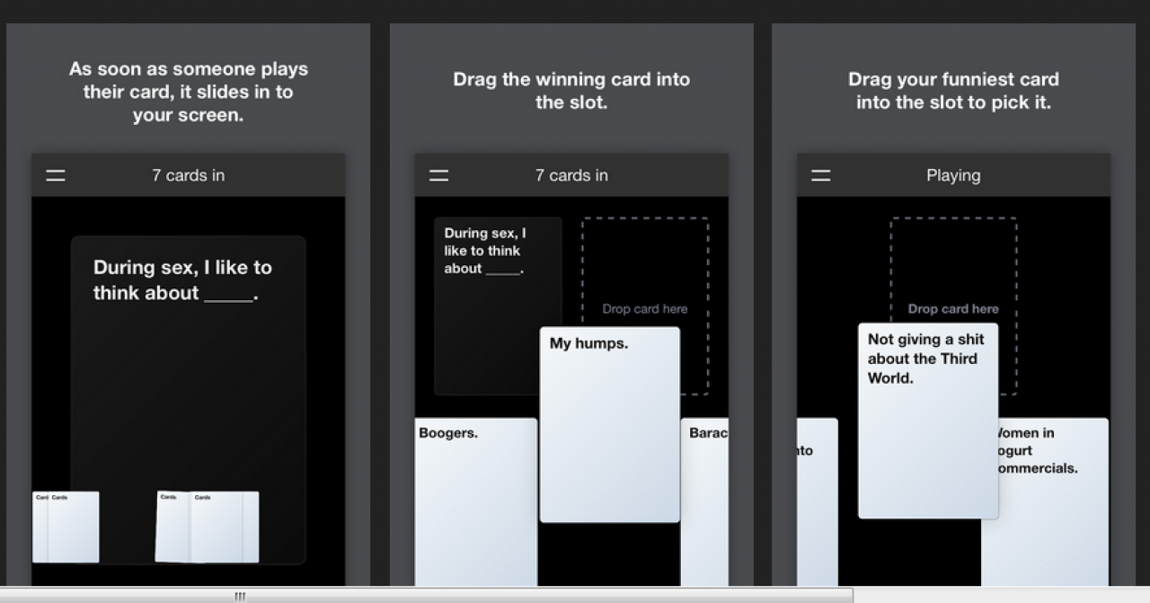 Cards Against Originality: Inoffizielle Cards Against Humanity Web-App  gestartet