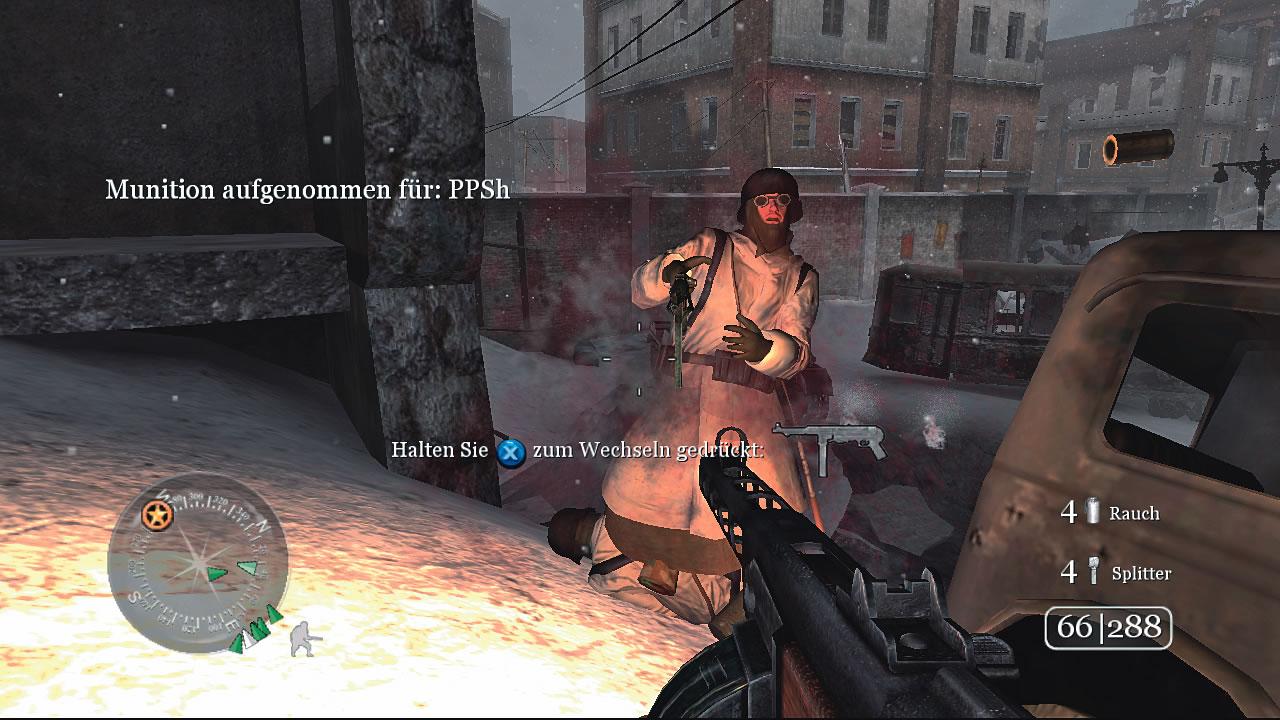 [12/04/2006] Ebenso waren in den alten Call of Duty-Ablegern auch Kampagnenabschnitte, in denen wir für die Sowjets kämpften.