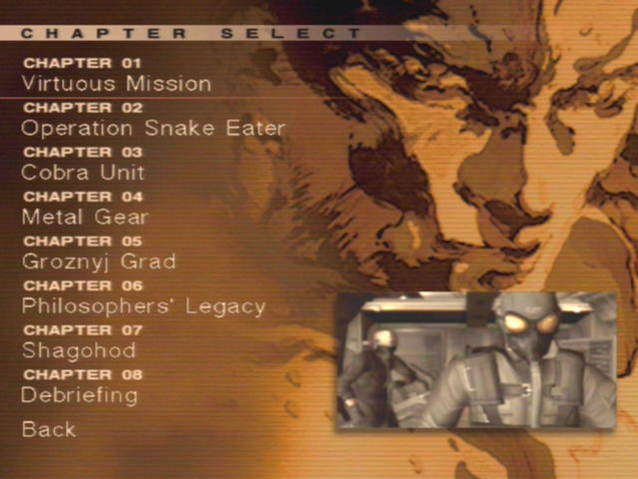 [20/09/2006] Metal Gear Solid 3: Subsistence