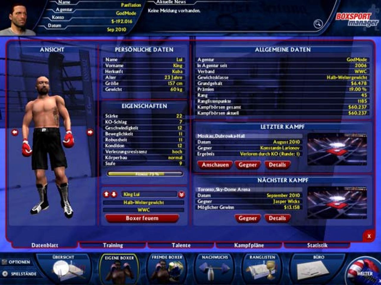[02/03/2007] Boxsport Manager