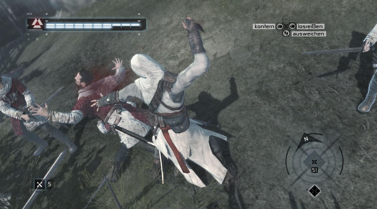 [09/04/2008] Einfach spielen: Der Casual-Ansatz ist fest mit Assassin's Creed verbunden, die Spiele waren nie sonderlich anspruchsvoll. Erst Origins führt drei unterschiedliche Schwierigkeitsgrade ein.