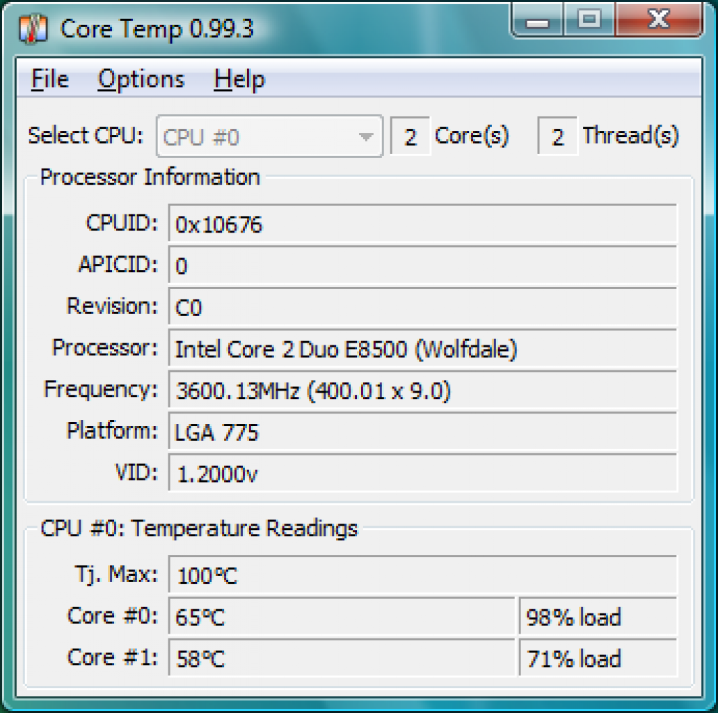 [25/08/2008] Core Temp
