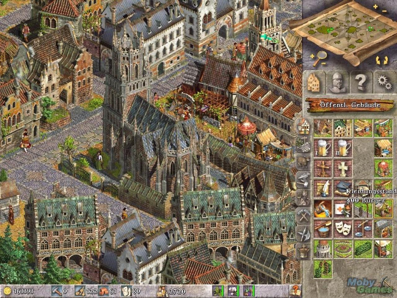 [29/08/2008] Screenshot aus Anno 1503. Für den Bau solcher Städte ging gehörig viel Spielzeit drauf.