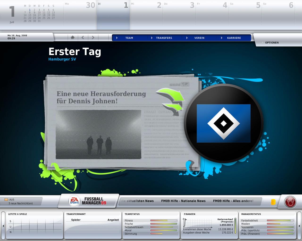 [11/11/2008] Fussball Manager 09