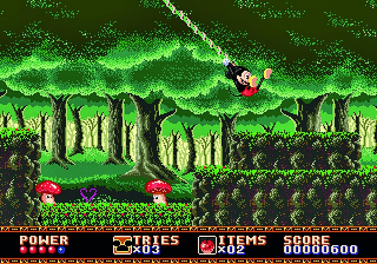 [17/12/2008] Castle of Illusion: So sah das Original 1990 auf dem SEGA Genesis aus.