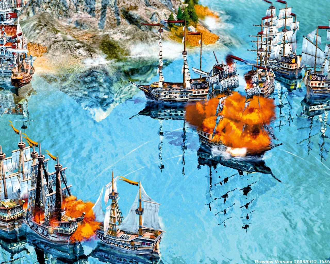 [24/07/2009] Erstmals in 3D: Anno 1701 wagte den längst überfälligen Sprung in die dritte Dimension.
