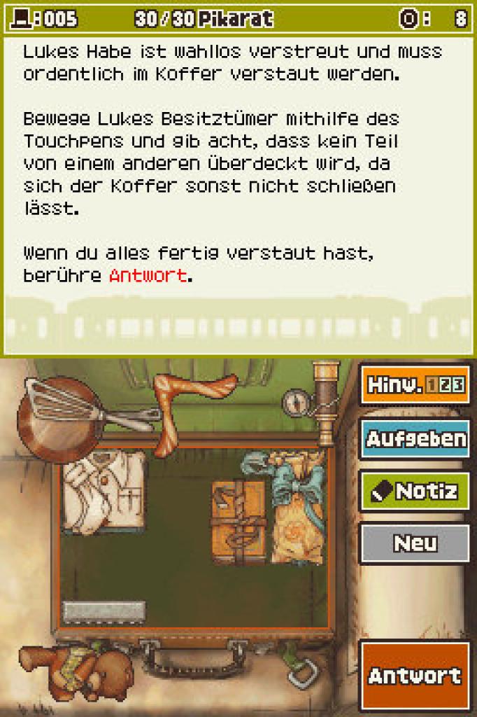 [01/10/2009] Professor Layton und die Schatulle der Pandora