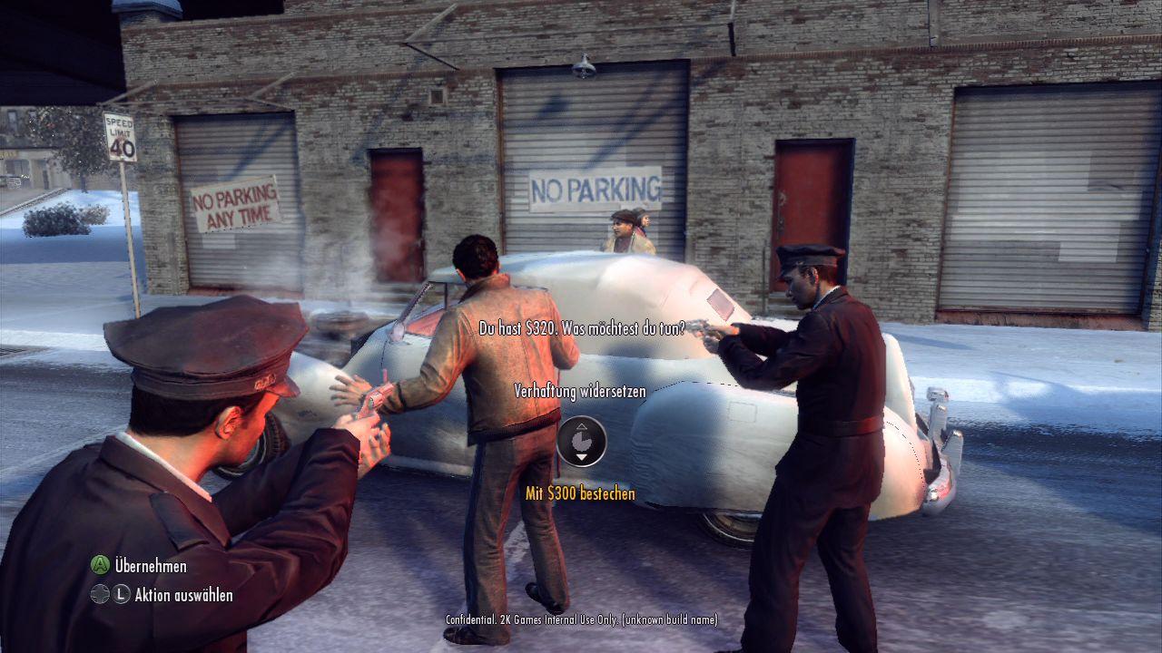 [23/08/2010] Erwischt einen die Polizei in Mafia 2, gibt es immer noch die Möglichkeit, Schmiergeld zu bezahlen.