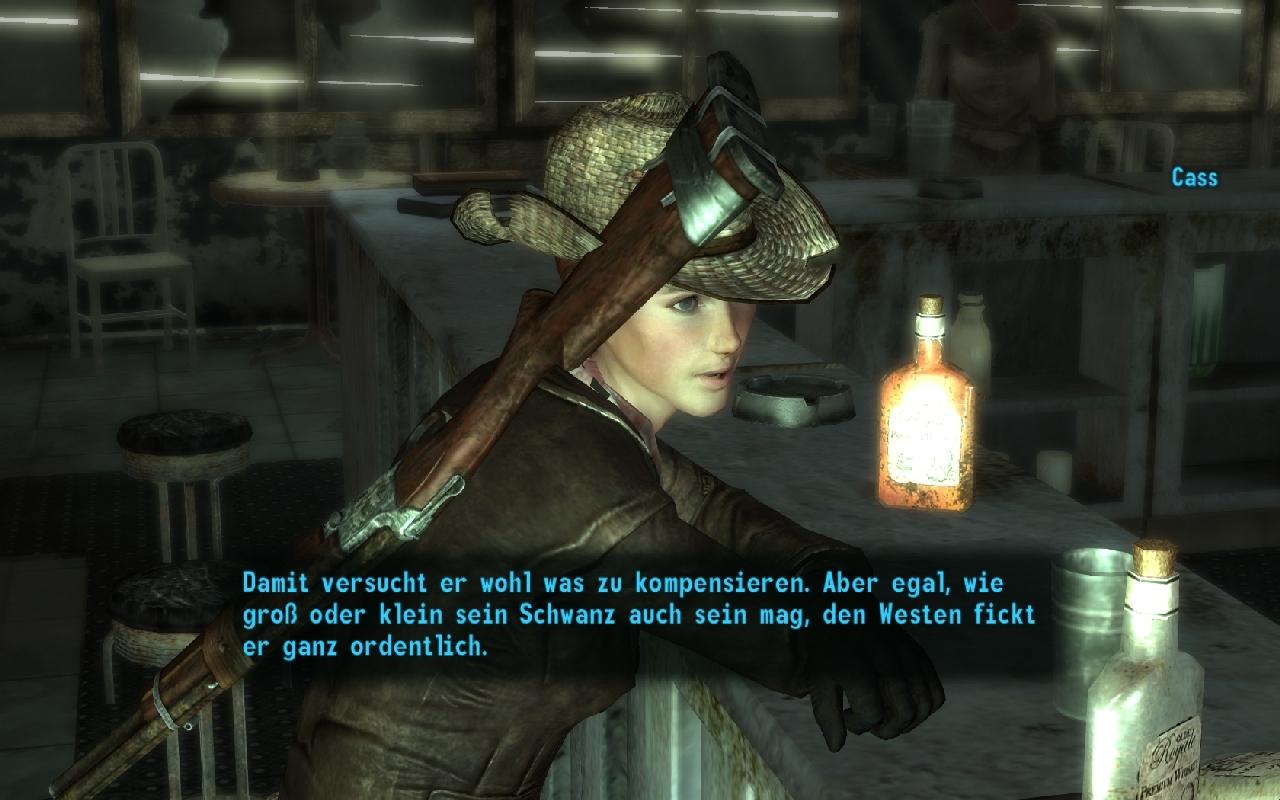 [19/10/2010] Charaktere und Dialoge sind eine Stärke von New Vegas. Kein Wunder, immerhin hat Obsidian das Teil entwickelt.