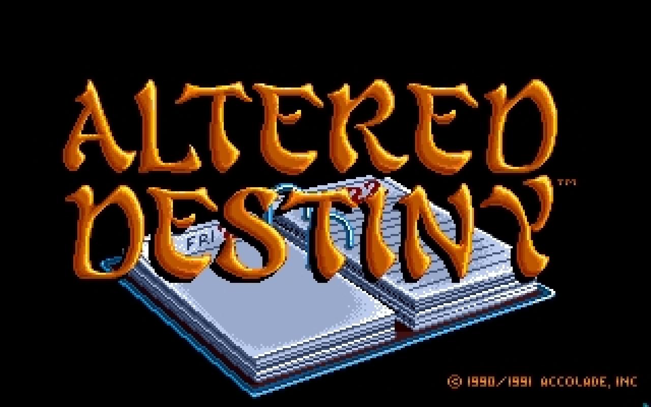 [16/02/2011] Altered Destiny Amiga Startbildschirm 1991