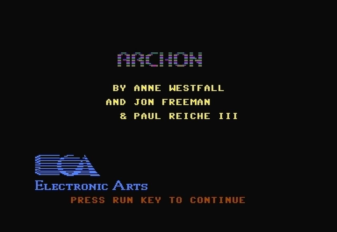 [10/02/2011] Archon The Light and the Dark 1984 Startbildschirm