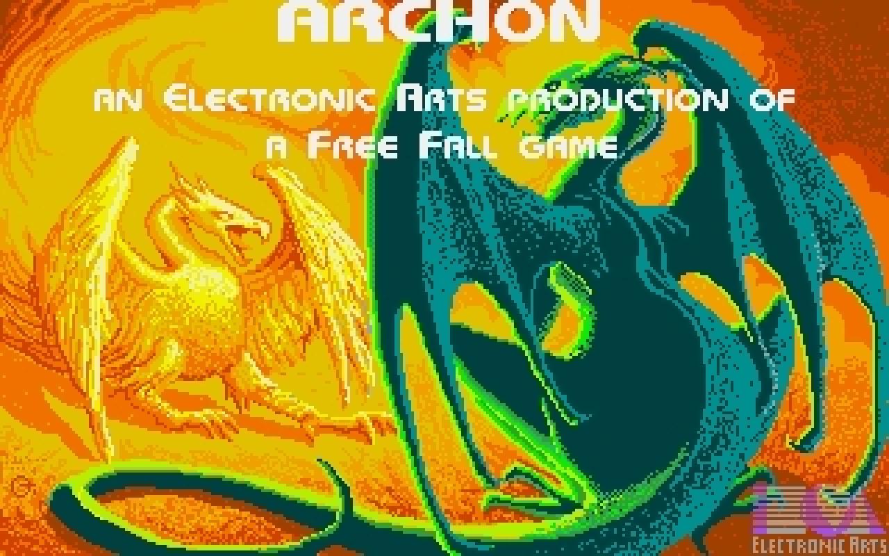 [16/02/2011] Archon The Light and the Dark Amiga Startbildschirm 1986 