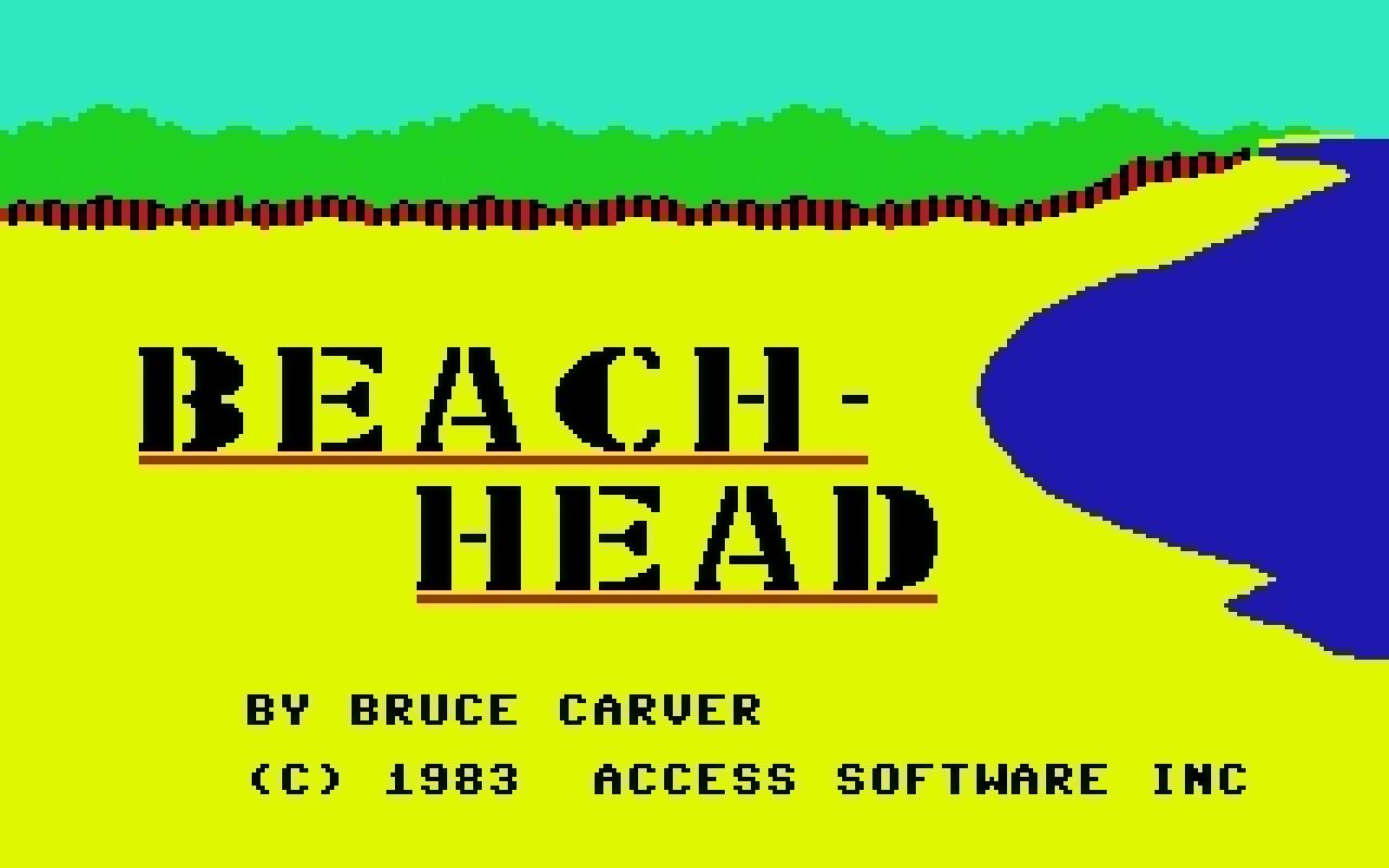 [10/02/2011] Beach Head 1983 Startbildschirm