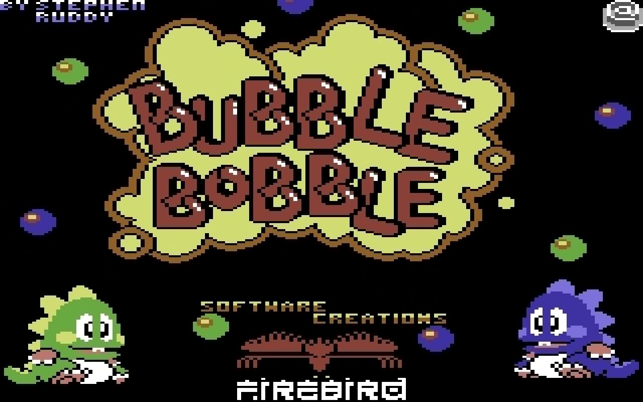 [10/02/2011] Bubble Bobble 1987 Startbildschirm