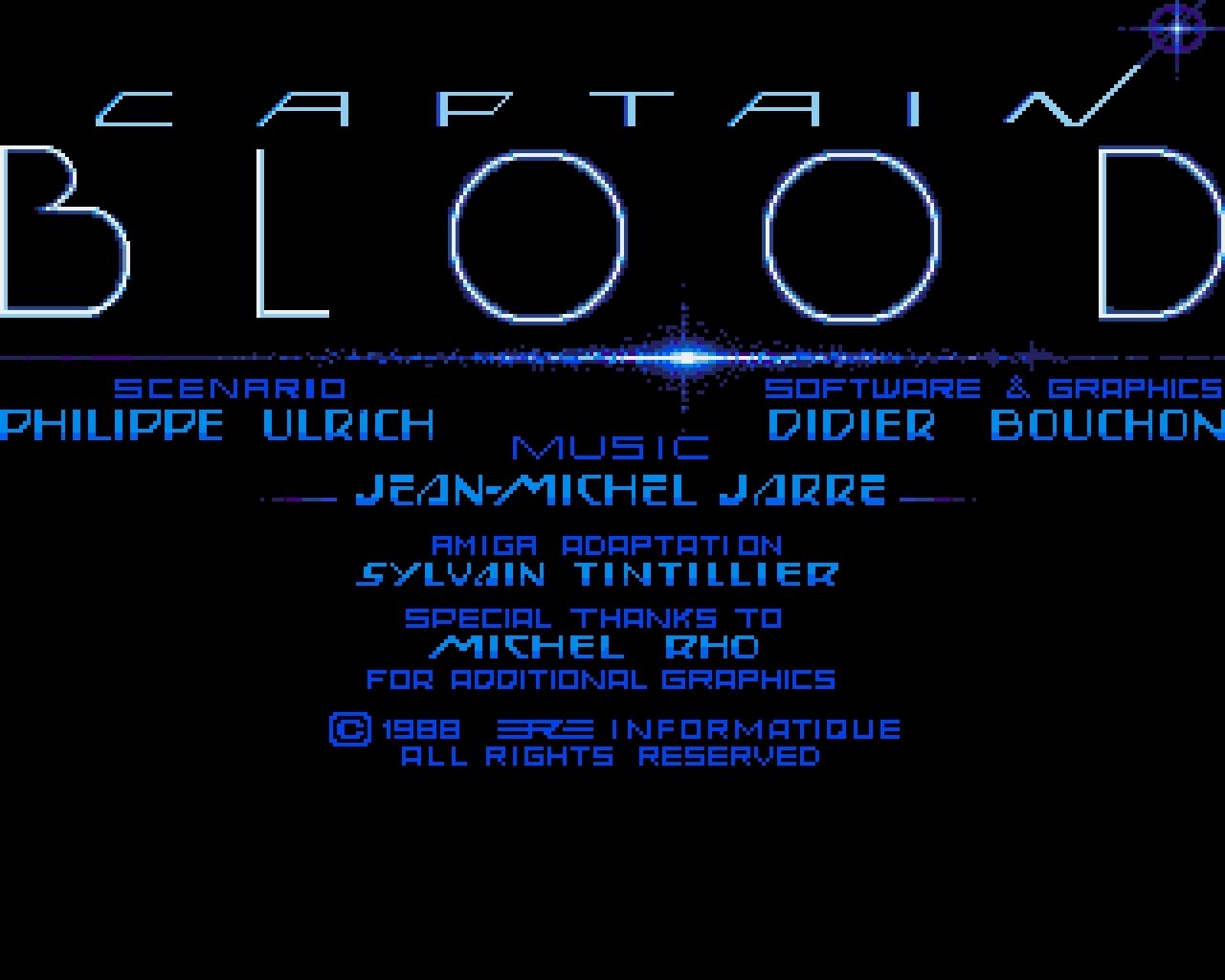 [16/02/2011] Captain Blood Amiga Startbildschirm 1988 
