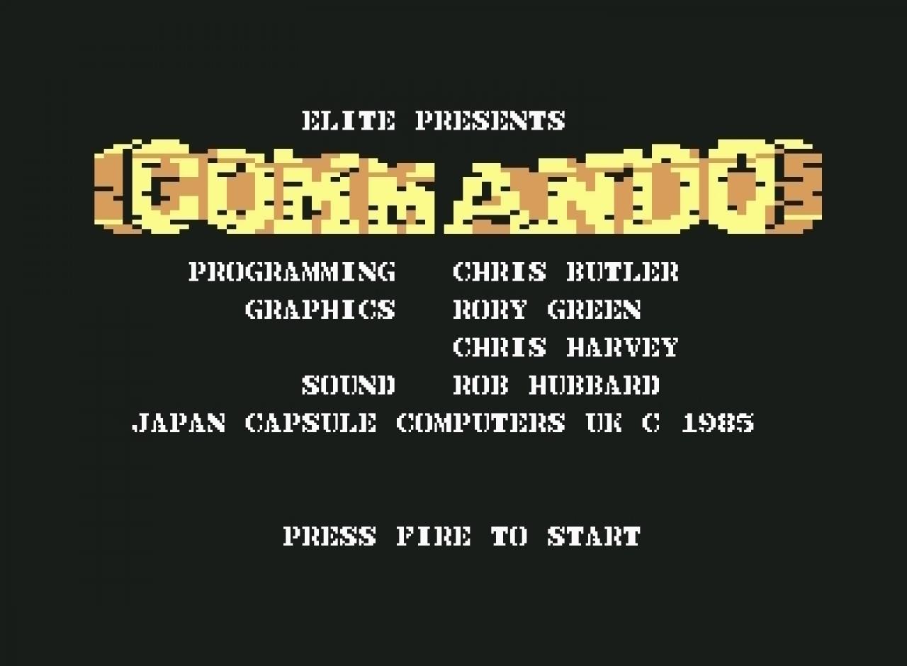[10/02/2011] Commando 1985 Startbildschirm