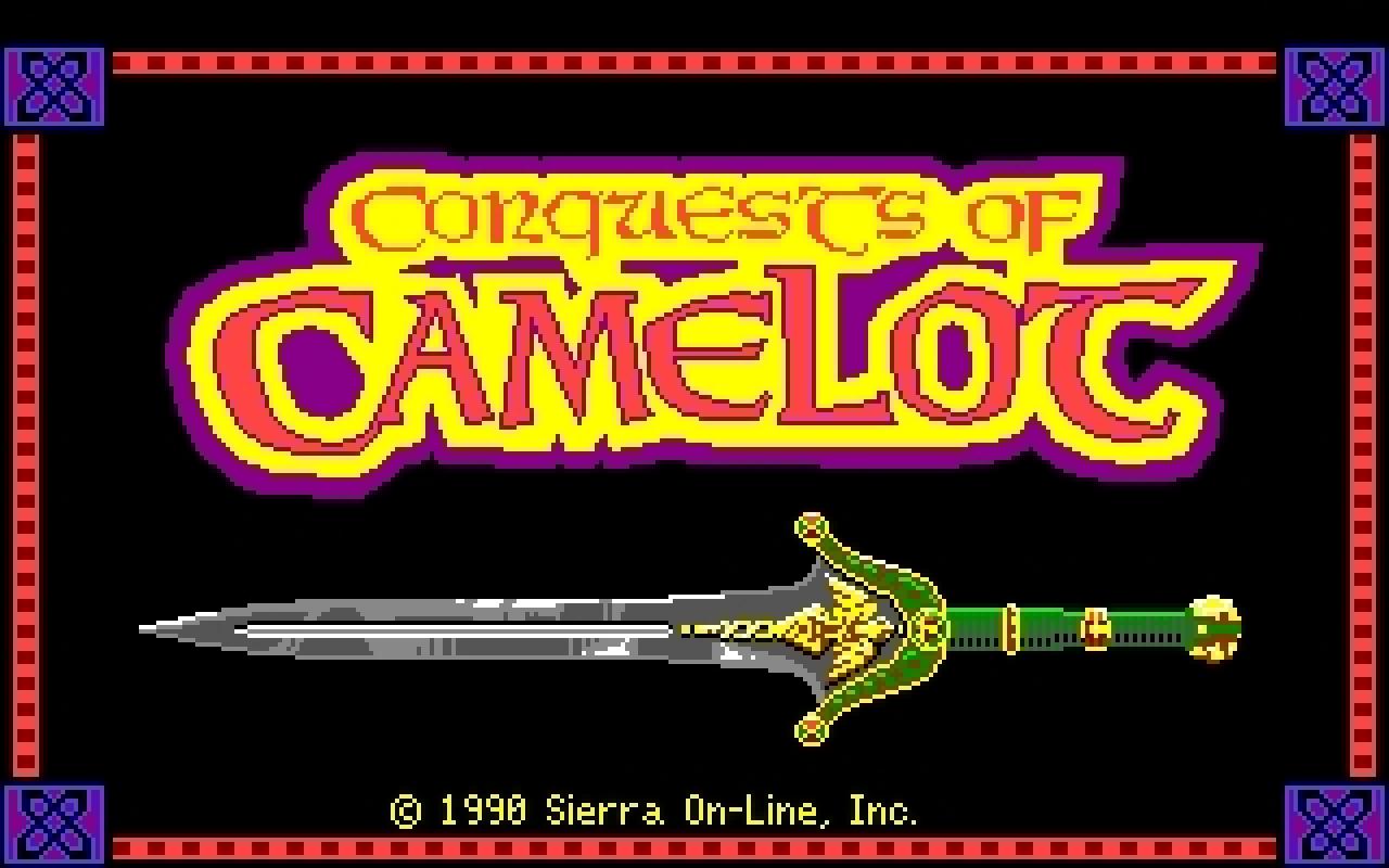 [16/02/2011] Conquests of Camelot The Search for the Grail Amiga Startbildschirm 1990 