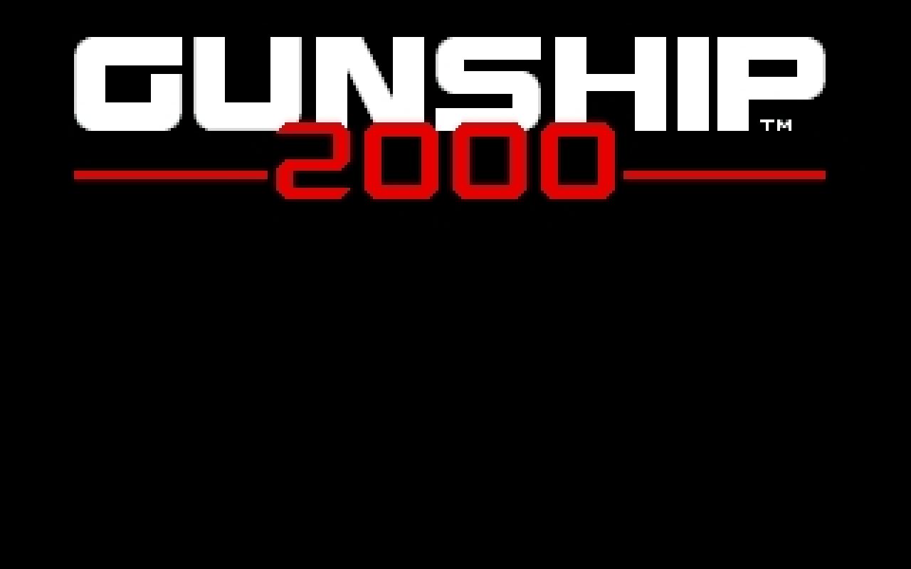 [16/02/2011] Gunship 2000 Amiga Startbildschirm 1992