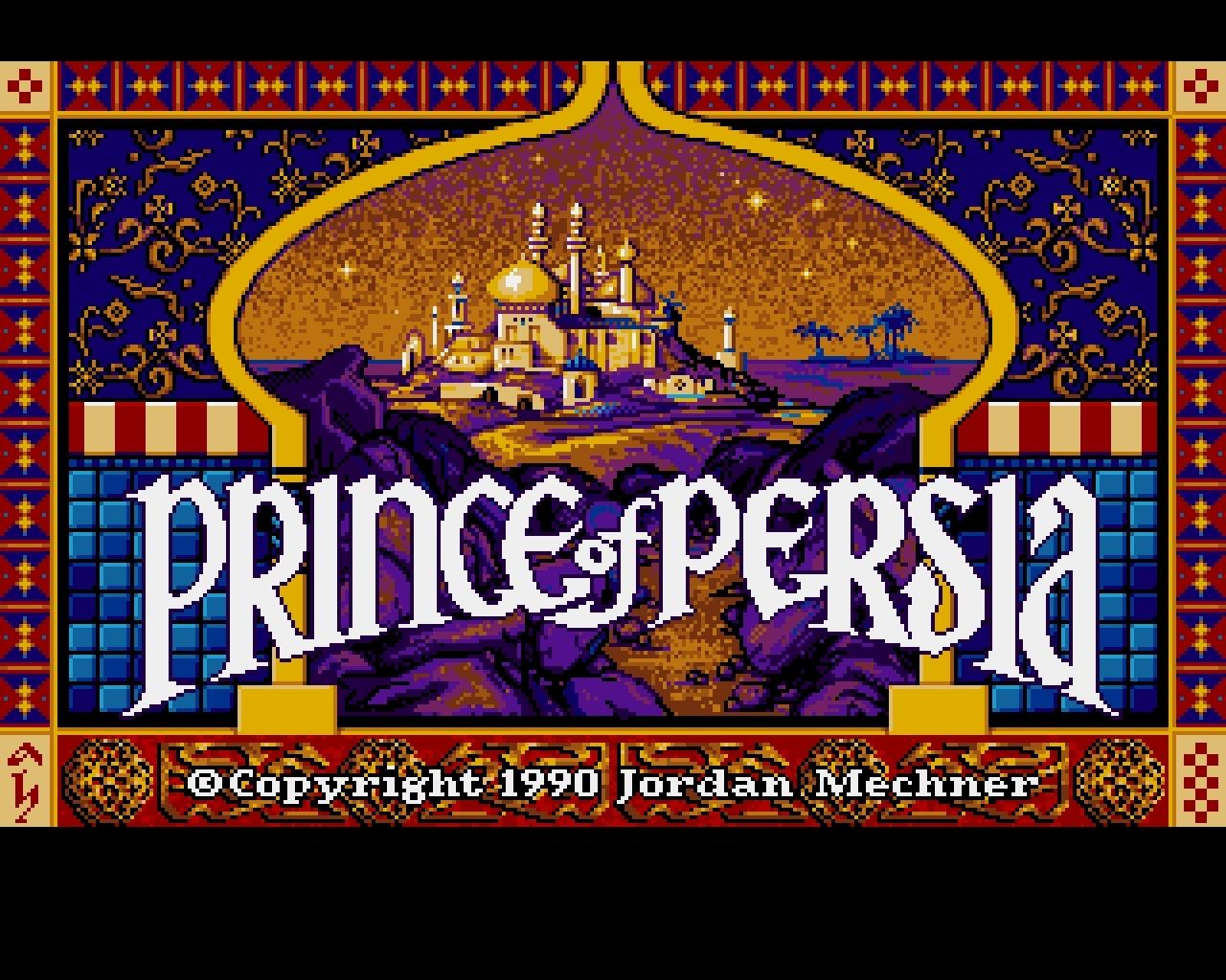 [16/02/2011] Prince of Persia Amiga Startbildschirm 1990