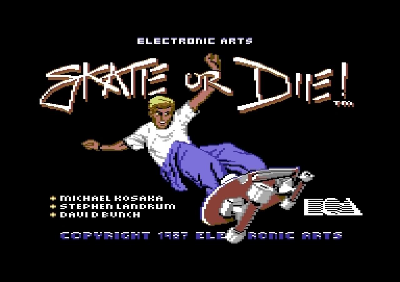 [10/02/2011] Skate or Die 1987 Startbildschirm