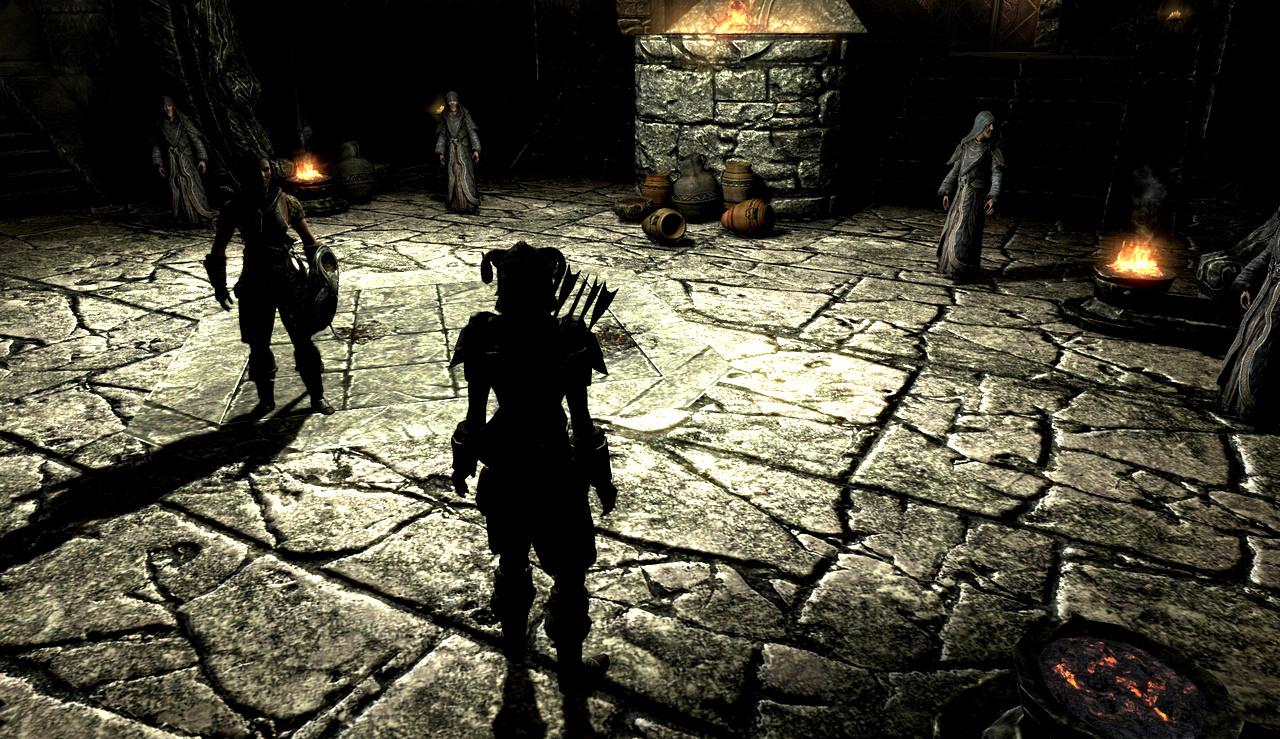 [13/11/2011] Begleiter-NPCs (hier Lydia aus Weißlauf) folgen euch überall hin und lassen euch mit neuen Items ausstatten.