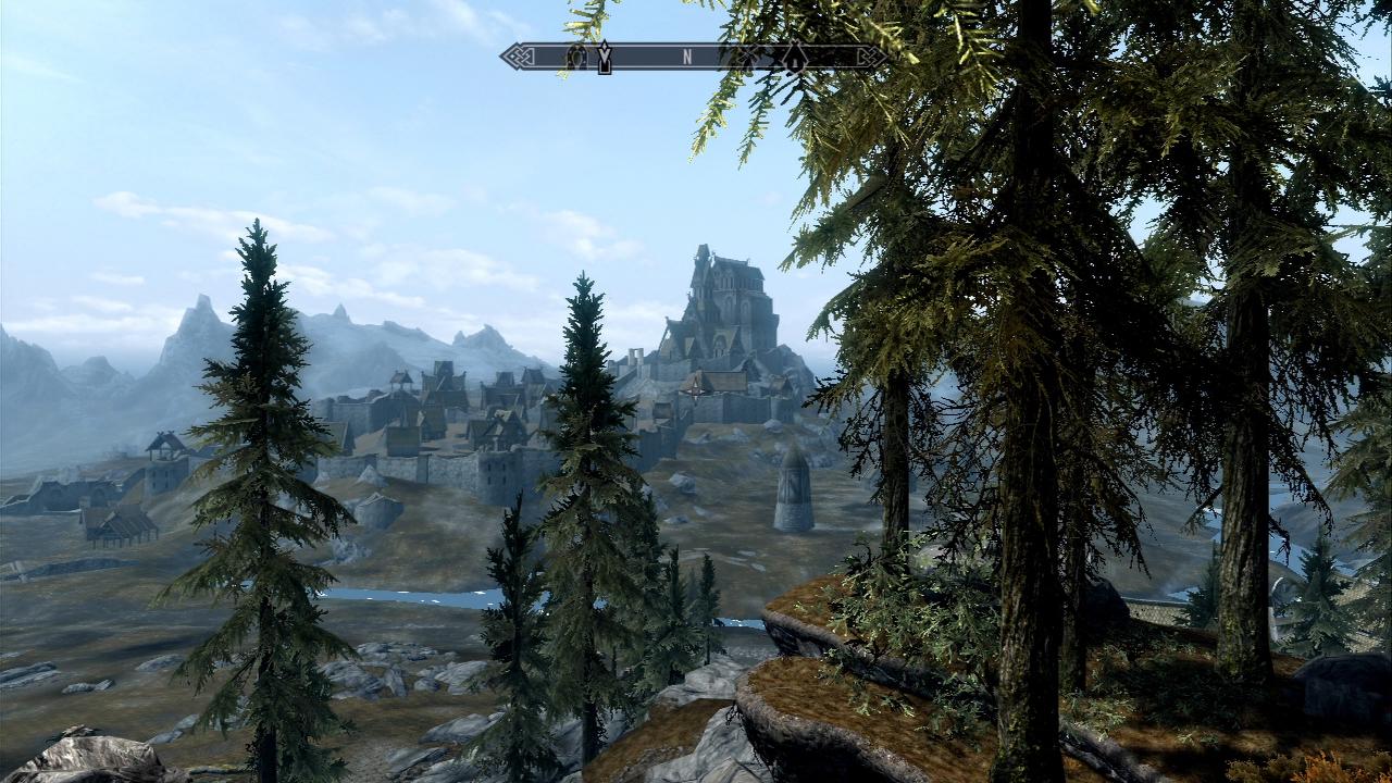 [10/11/2011] Weißlauf: Unsere erste Stadt in Skyrim sieht aus wie eine Szene im Herrn der Ringe