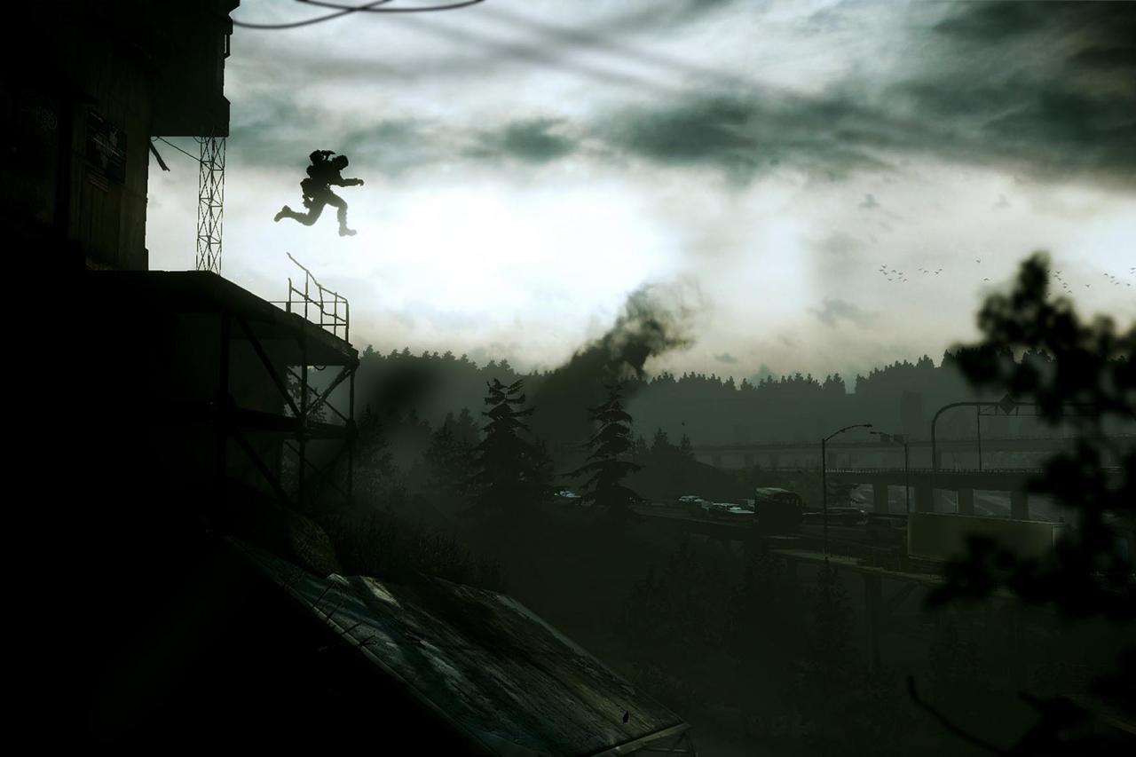 [19/01/2012] Die Schwarz-Weiß-Grafik erinnert an Limbo. Das Spielprinzip ist aber eher an Shadow Complex angelehnt.