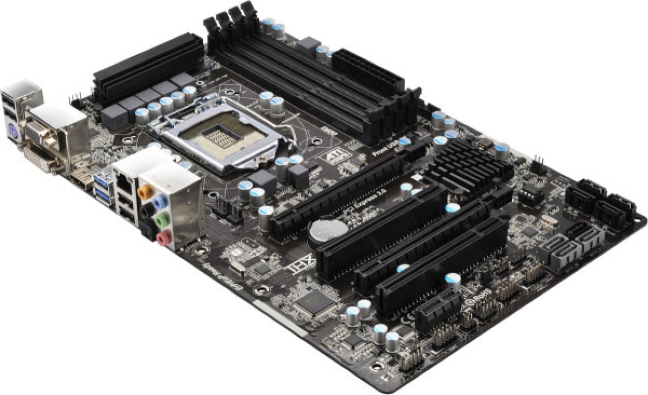 [08/06/2012] Mit PCIe 3.0 und USB3.0 intern, aber nicht zum übertakten - dafür sehr preiswert: das ASRock B75 Pro3