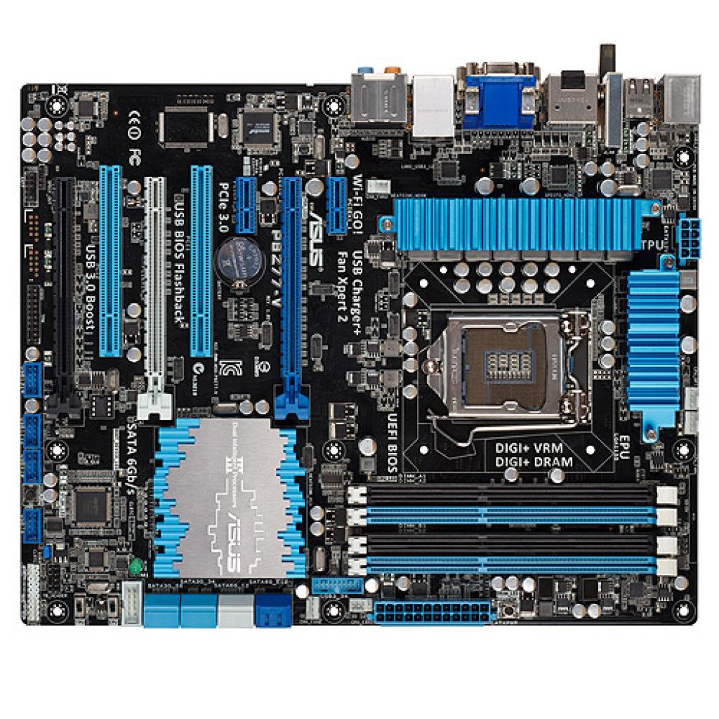 [08/06/2012] Bietet neben Crossfire und SLI auch WLAN: das Asus P8Z77-V