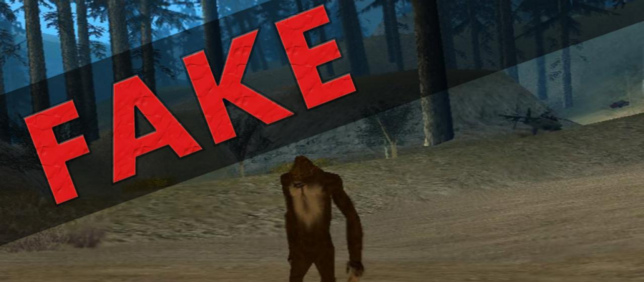 [06/06/2012] Ein weit verbreitetes Märchen: Bigfoot hält sich irgendwo in GTA: San Andreas versteckt.