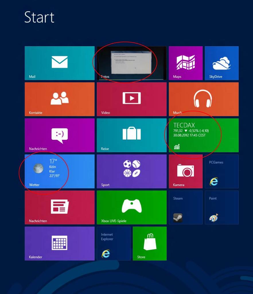 [31/08/2012] Ticker bei Apps